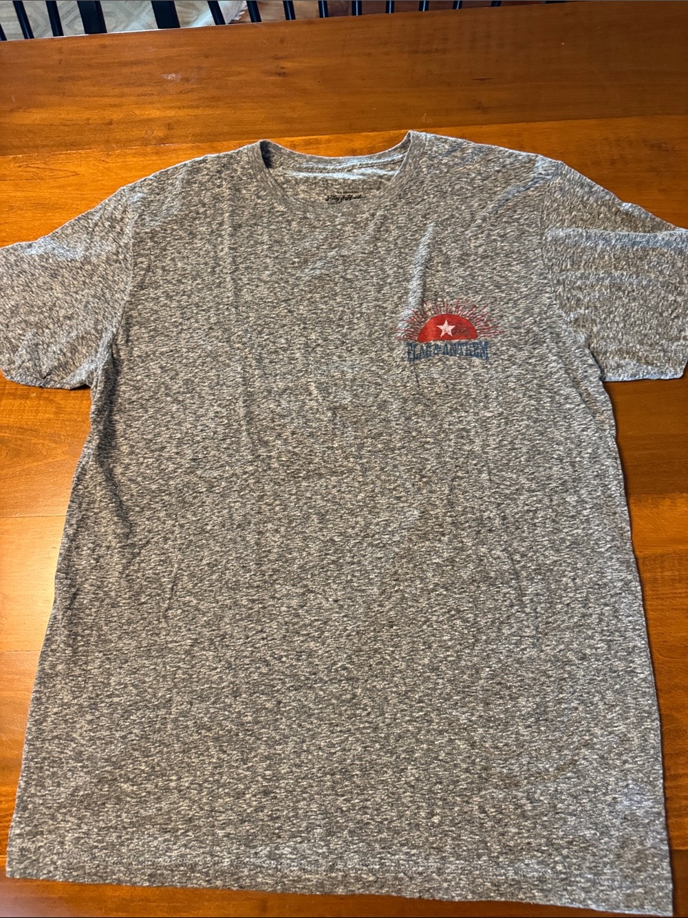 Men's Flag & Anthem Heather Gray Short-Sleeve Tee